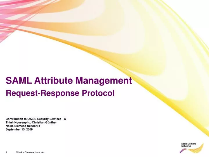 saml attribute management request response protocol