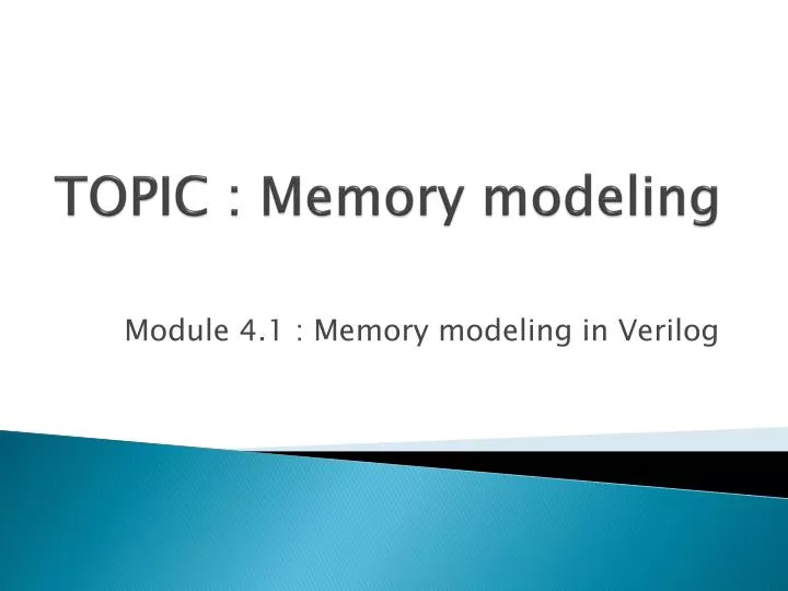 topic memory modeling