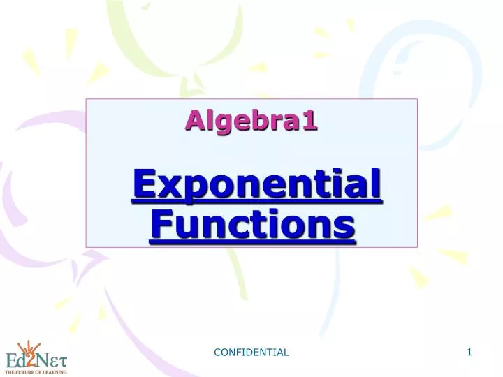 algebra1 exponential functions