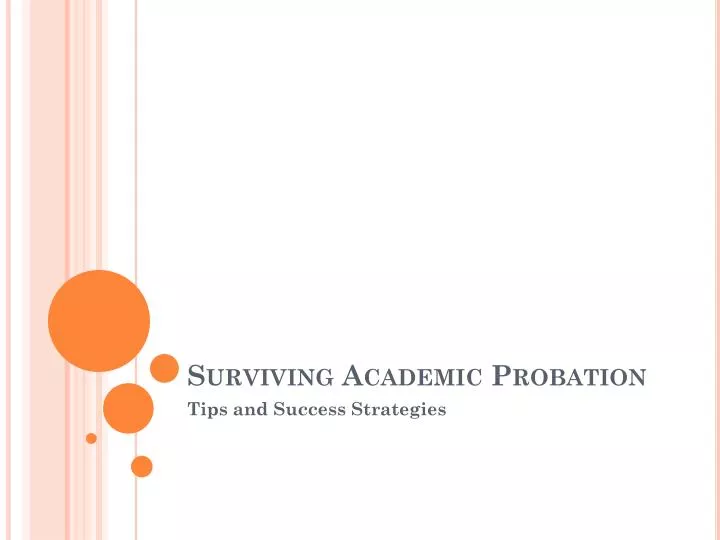 surviving academic probation