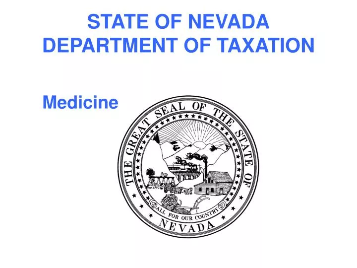 state of nevada department of taxation