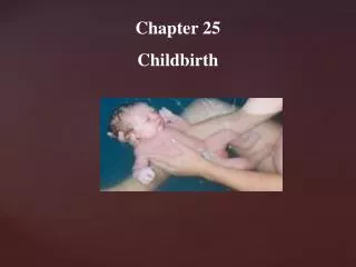 Chapter 25 Childbirth