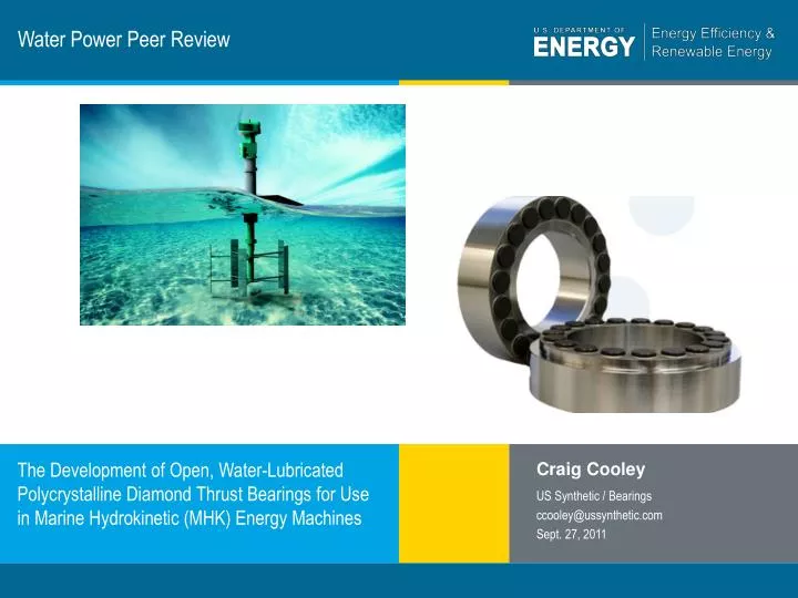 water power peer review