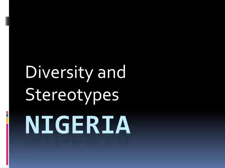 diversity and stereotypes