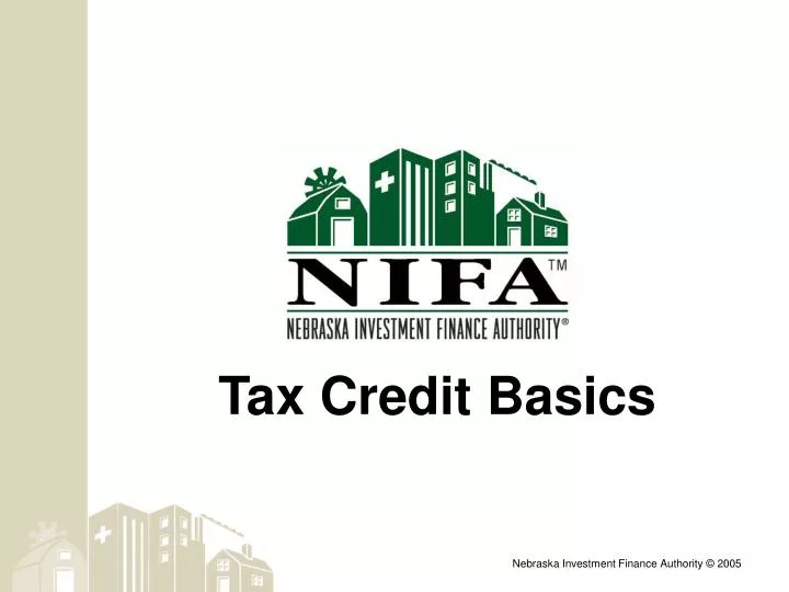 tax credit basics