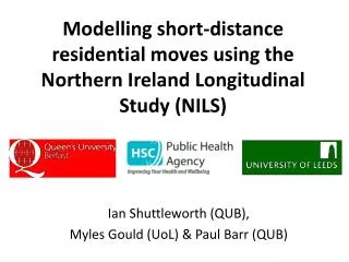 Modelling short-distance residential moves using the Northern Ireland Longitudinal Study (NILS)
