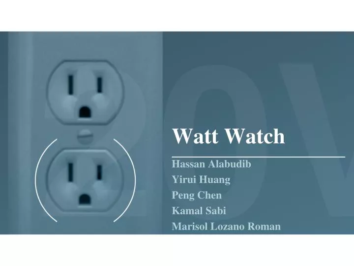 watt watch