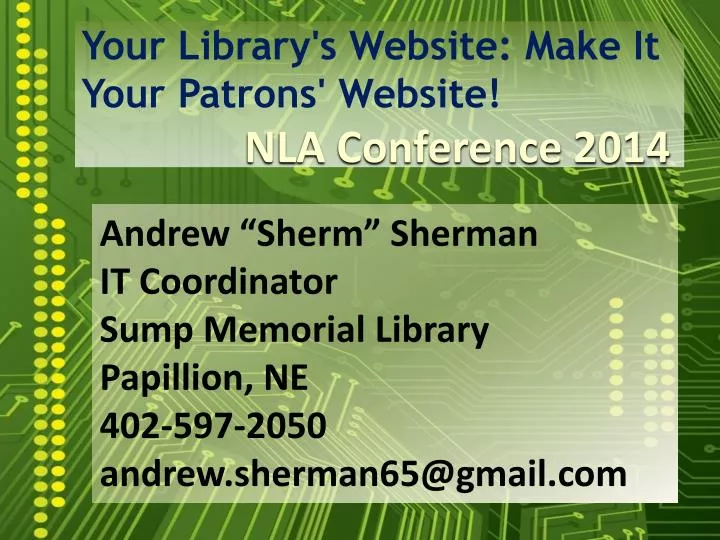 your library s website make it your patrons website