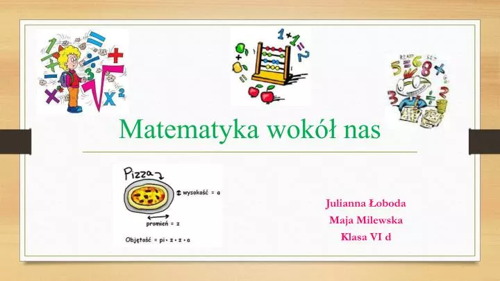 matematyka wok nas