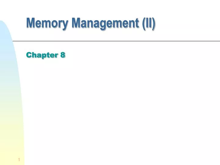 memory management ii