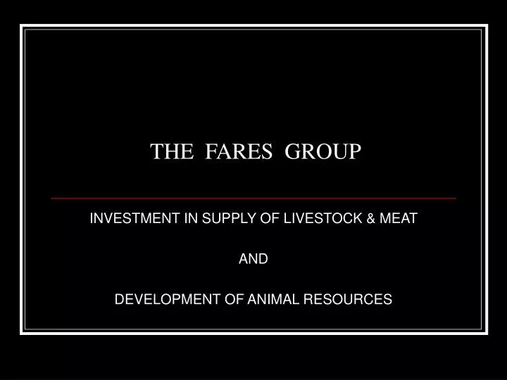 the fares group