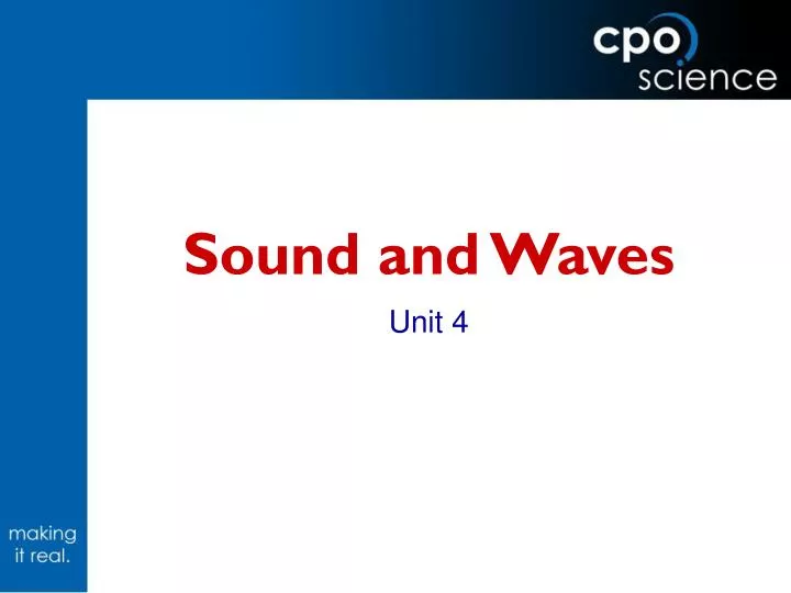 sound and waves