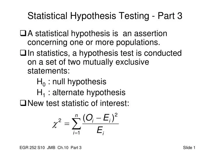 statistical hypothesis testing part 3