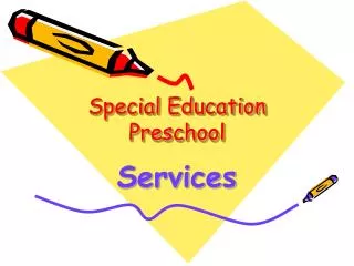 Special Education Preschool