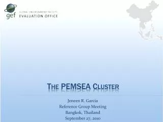 The PEMSEA Cluster