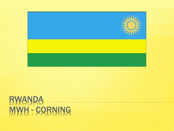 rwanda mwh corning