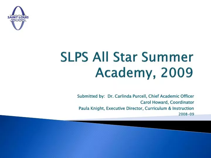 slps all star summer academy 2009