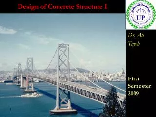 Design of Concrete Structure I