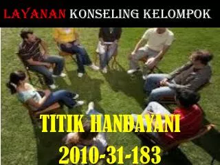 layanan konseling kelompok
