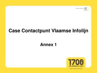 Case Contactpunt Vlaamse Infolijn