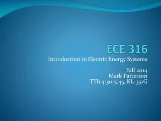 ECE 316