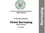 Ppt Chain Surveying Powerpoint Presentation Id 6552738 - chain surveying part v errors