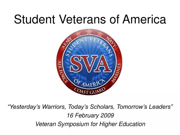 student veterans of america