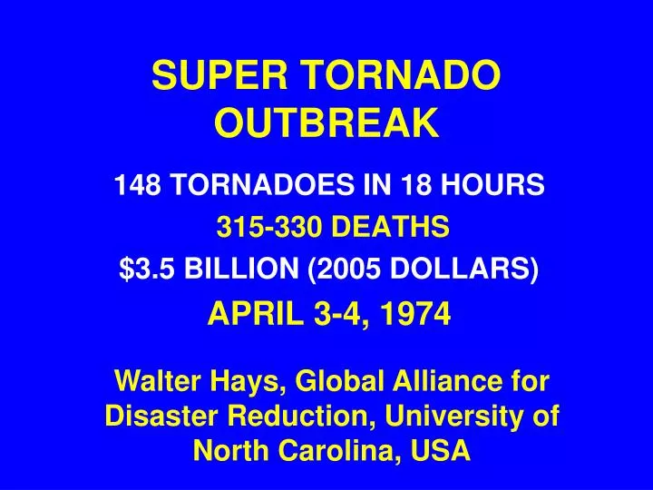 super tornado outbreak