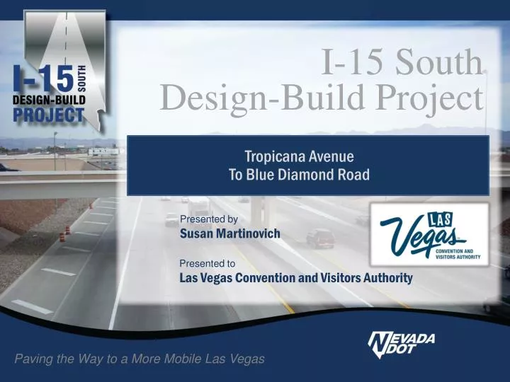 i 15 south design build project