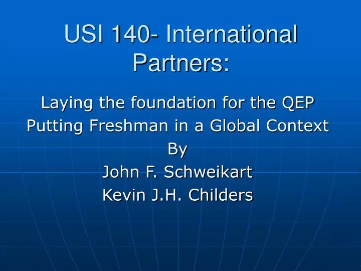 usi 140 international partners