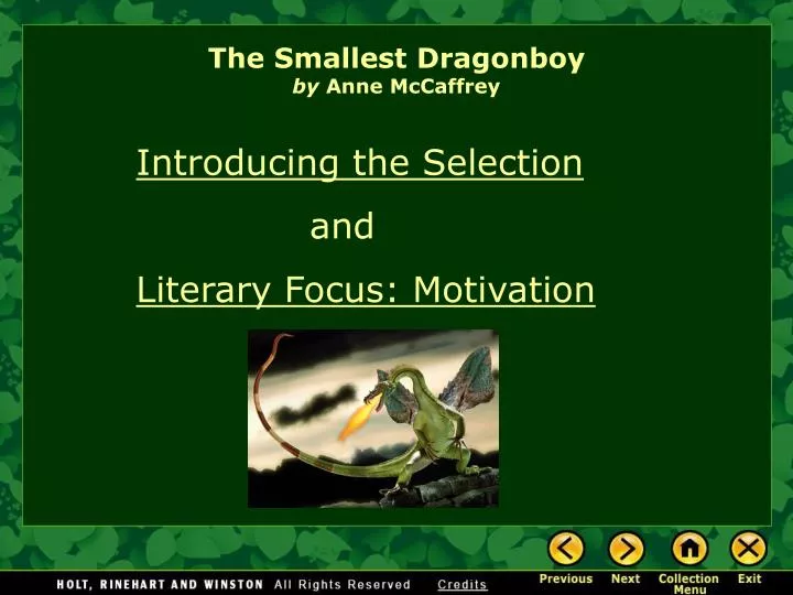 the smallest dragonboy by anne mccaffrey