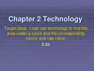 Chapter 2 Technology