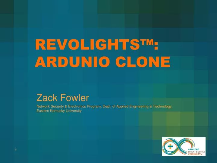 revolights ardunio clone