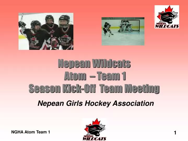 nepean wildcats atom team 1 season kick off team meeting