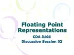 Floating Point Representations - slide 1