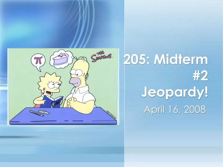 math 205 midterm 2 jeopardy
