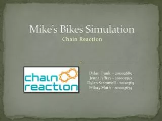 Mike’s Bikes Simulation
