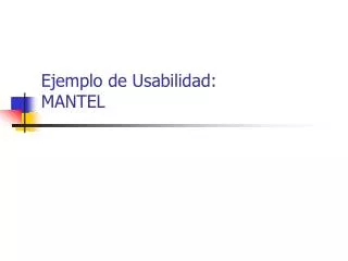 ejemplo de usabilidad mantel