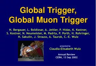 Global Muon Trigger (Vienna)