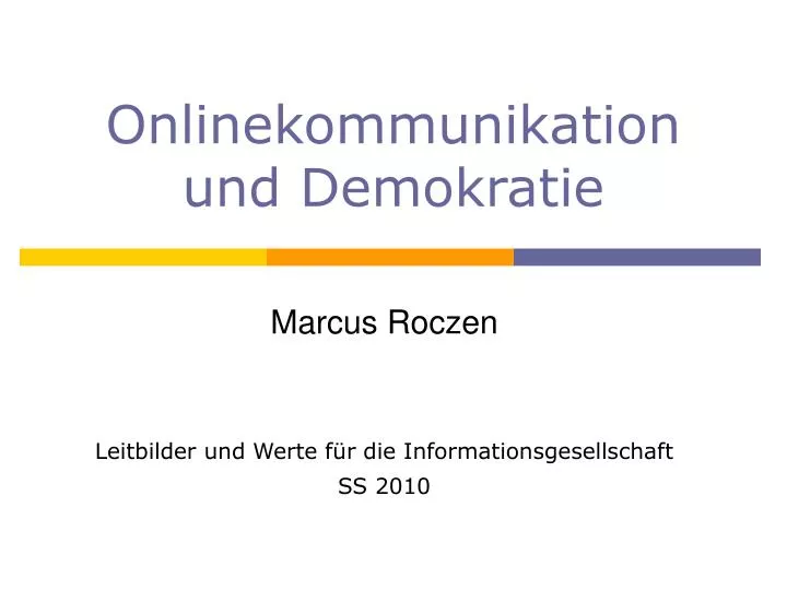 marcus roczen leitbilder und werte f r die informationsgesellschaft ss 2010