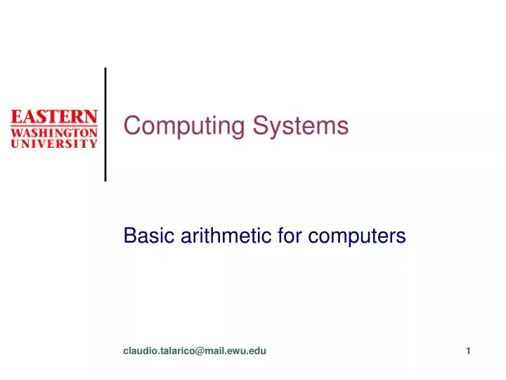 computing systems