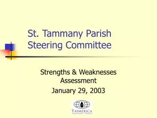 St. Tammany Parish Steering Committee