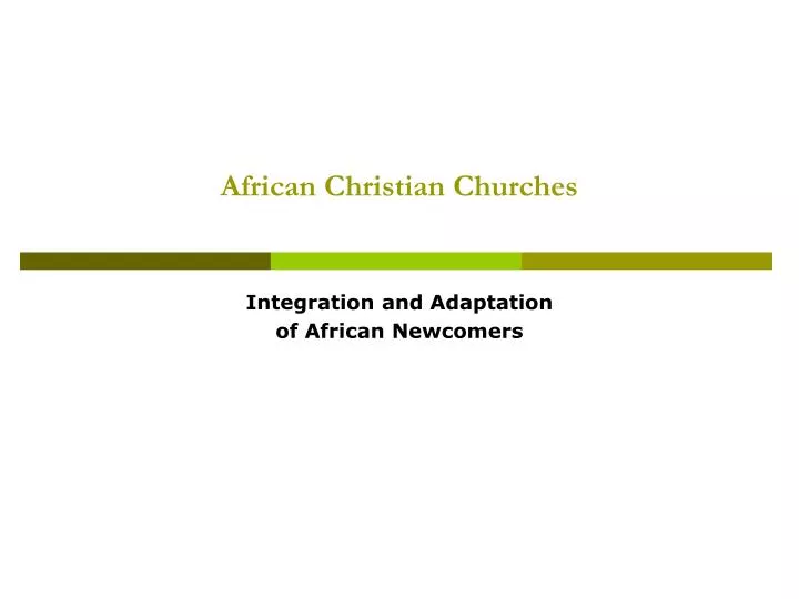 african christian churches