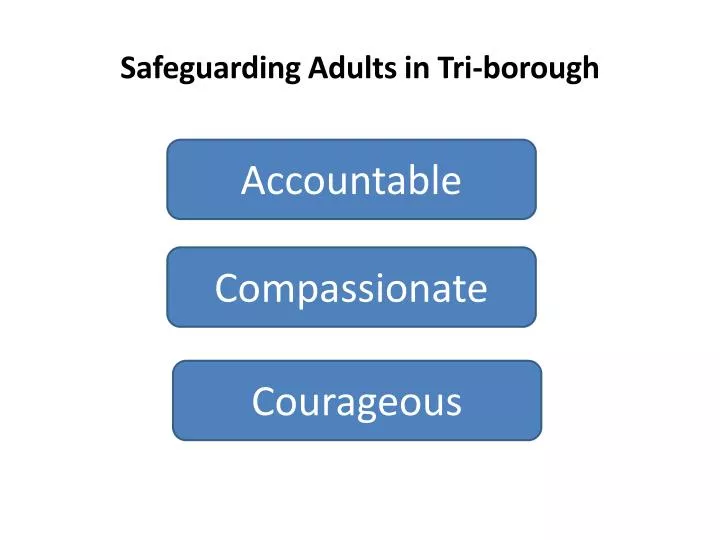 safeguarding adults in tri borough