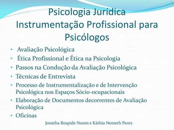 psicologia jur dica instrumenta o profissional para psic logos