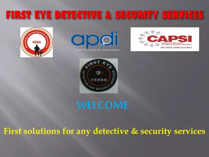 first eye detective security services