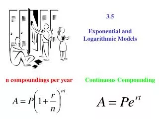 3.5 Exponential and Logarithmic Models