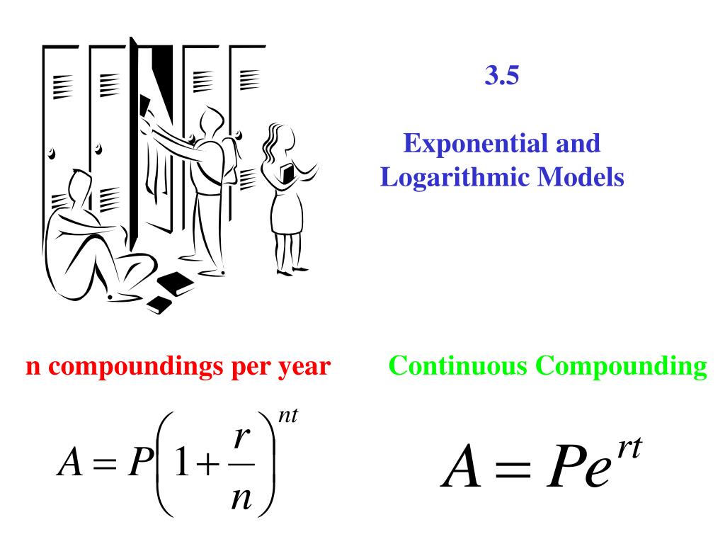 PPT - 3.5 Exponential and Logarithmic Models PowerPoint Presentation ...