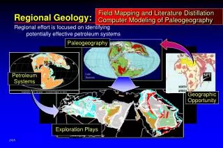 Field Mapping and Literature Distillation Computer Modeling of Paleogeography