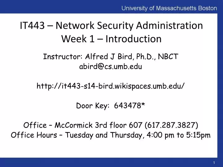 it443 network security administration week 1 introduction
